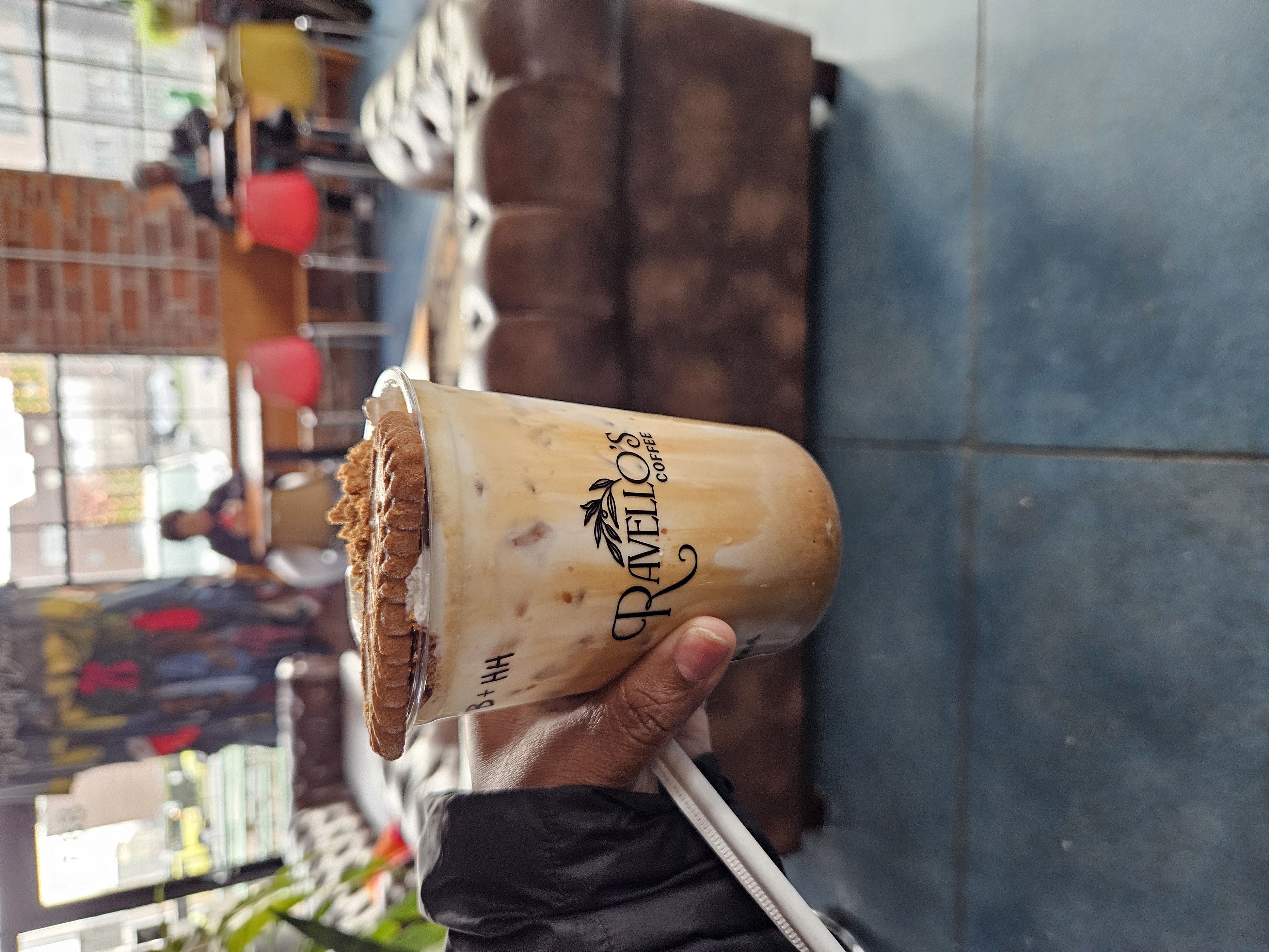 Iced coffee at Ravello's